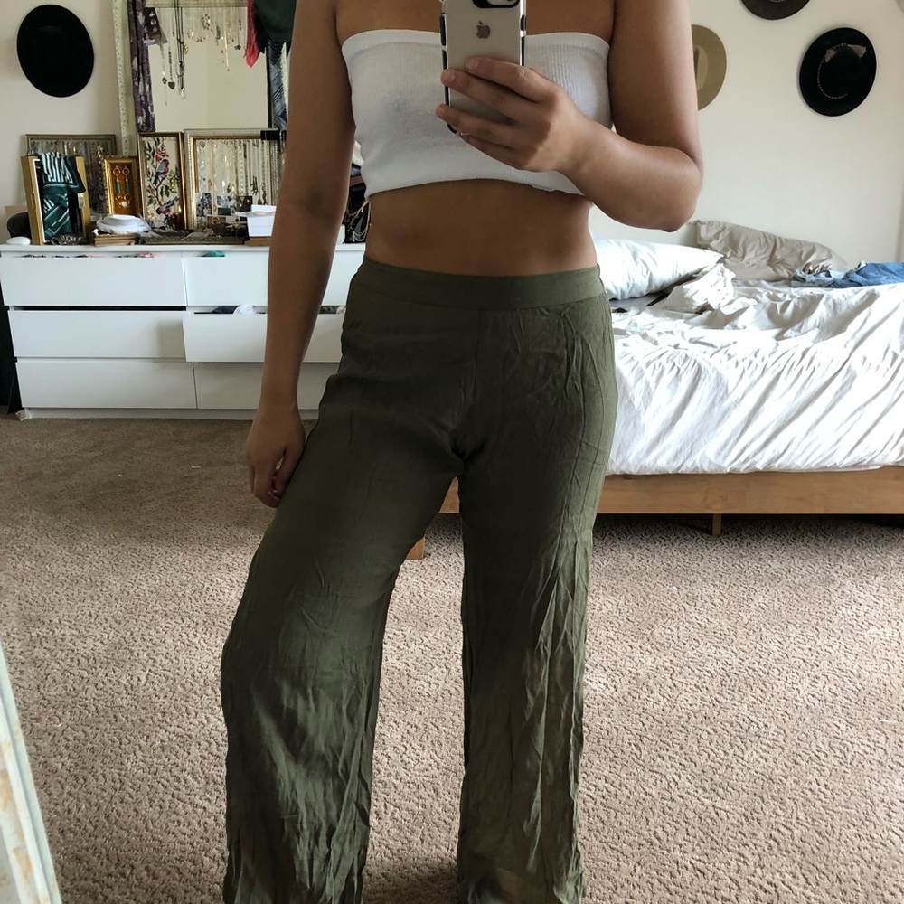 Roe + May Army Green Soft Pants